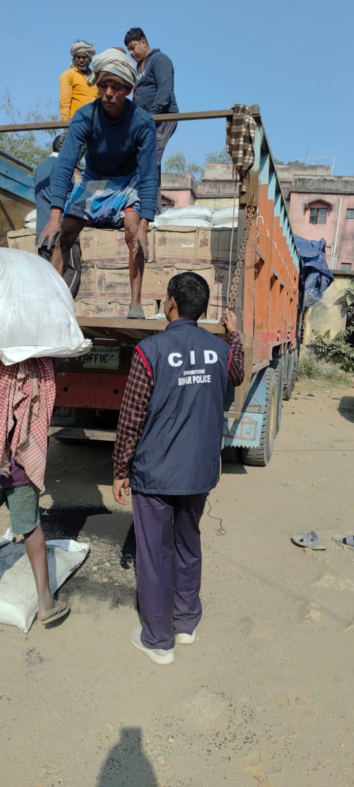 Bihar Liquor Seizure