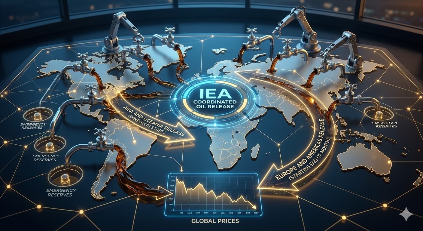 IEA emergency oil release global prices