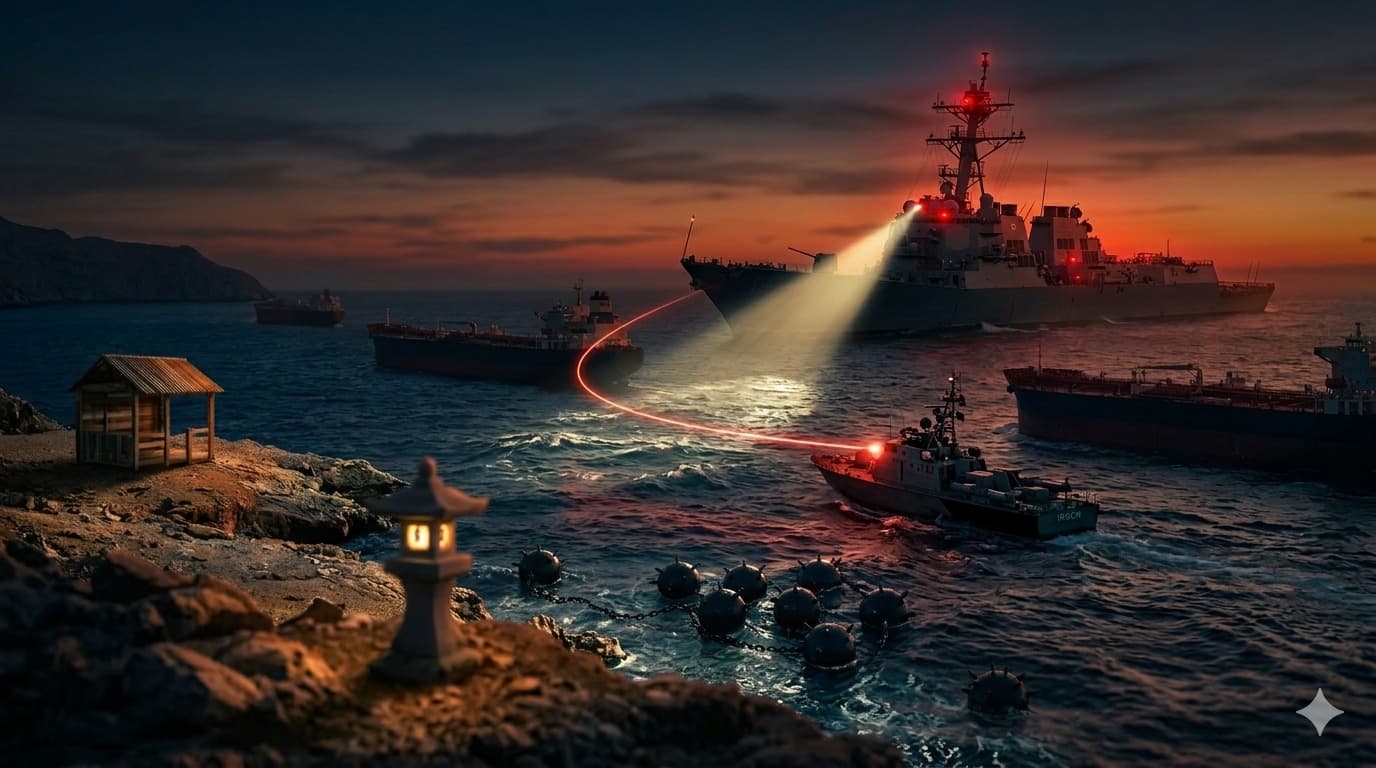 Strait of Hormuz Japan Australia warships