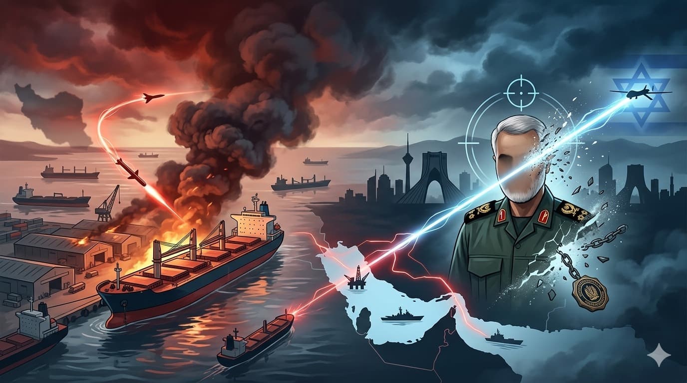 Sharjah ship attack, Ali Larijani killed Israel