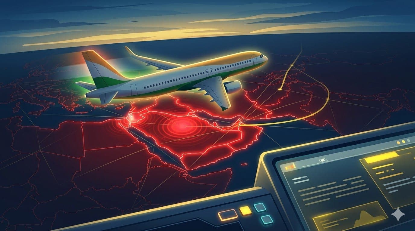 West Asia conflict Indian aviation impact