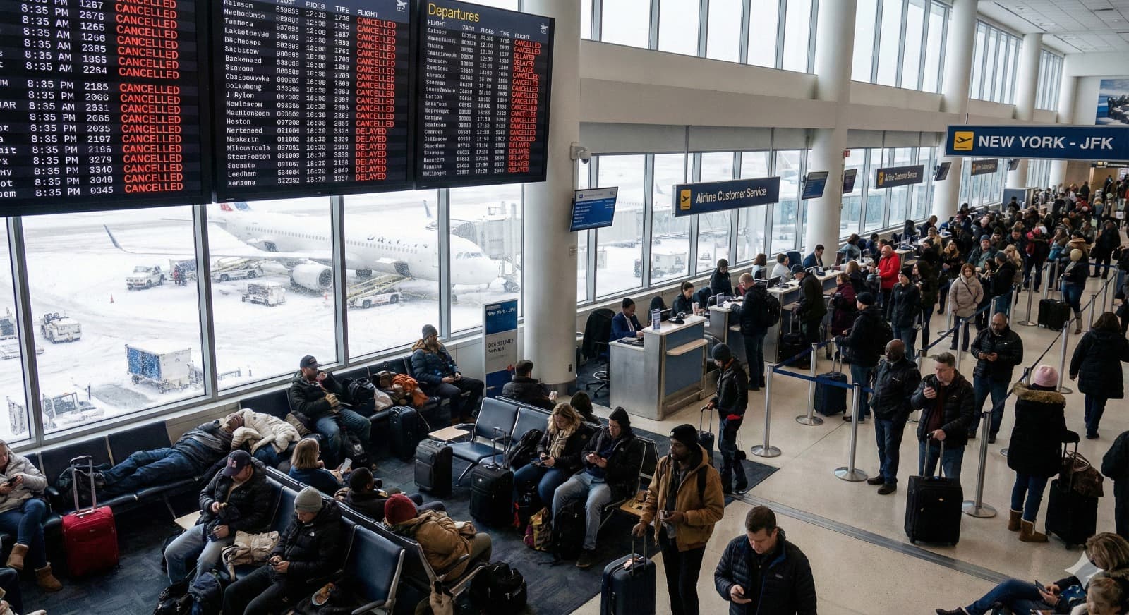 Winter Storm Devin in USA